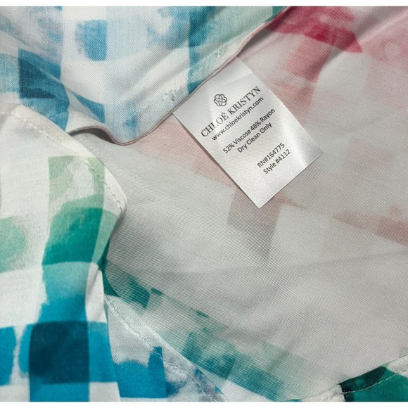 Chloe Kristyn NWT Ombre Lattice Satin Racerback Sleeveless Halter Cami‎ Small - Picture 3 of 3